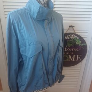 Yogalicious Women's Large Radiant Commuter Crop Activewear Windbreaker